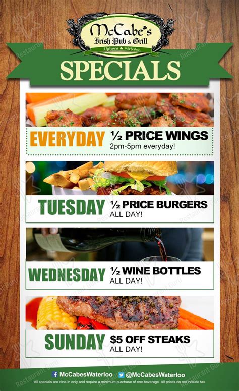 mccabes bar and grill|McCabe's Irish Pub & Grill .